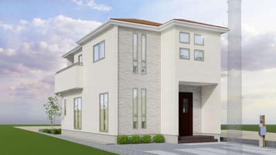 【外観パース】 | 沖縄市大里4期（全4棟）4号棟 | 外観パースです