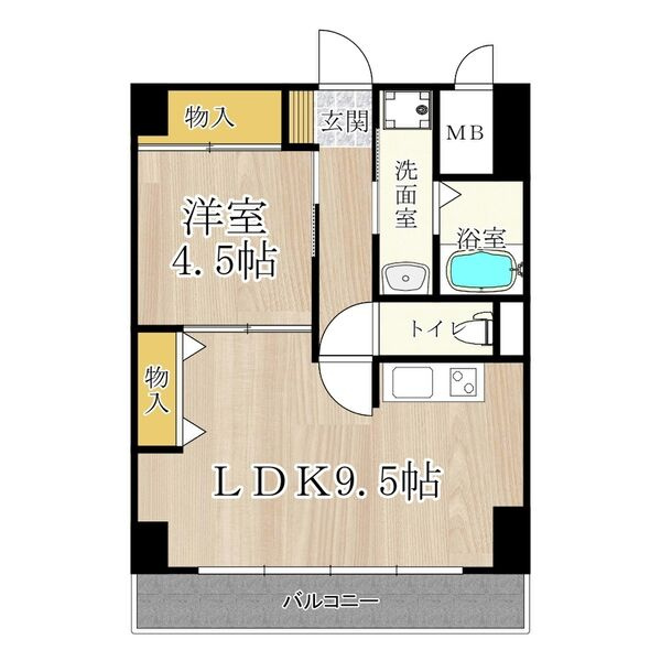 パークモダン新大阪の間取り