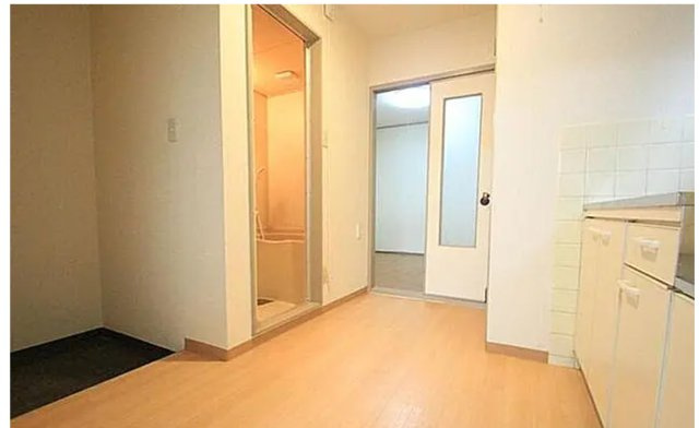 ナチュラルタウンE棟のキッチン