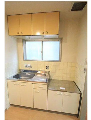 ナチュラルタウンE棟のキッチン