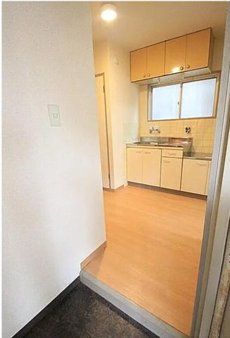 ナチュラルタウンE棟の玄関