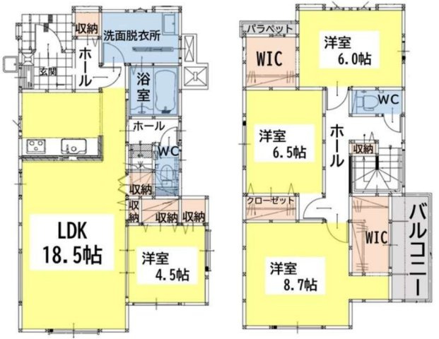小倉南区葛原東2丁目2期の間取り