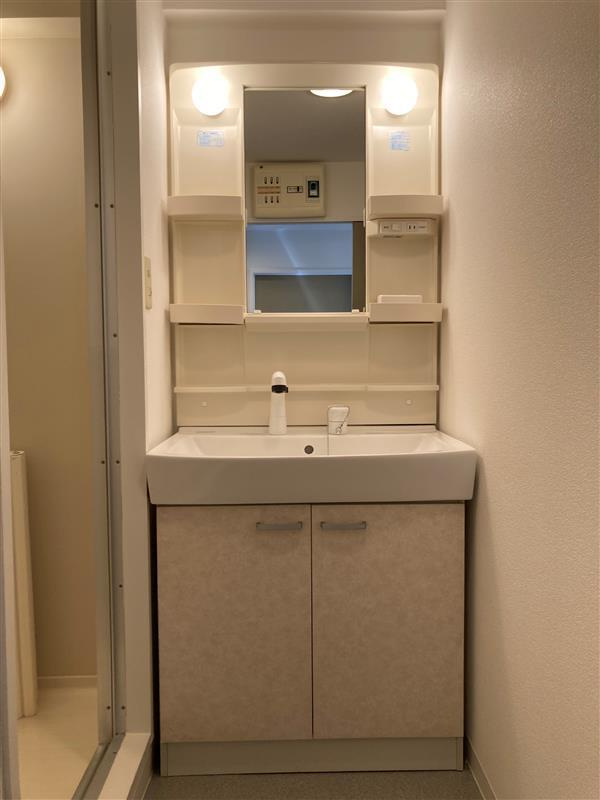 シャンブル武蔵浦和の洗面所|忙しい朝には欠かせない洗面所です