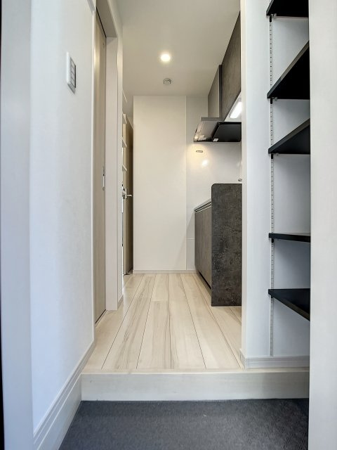 コンフォート川口の玄関|収納もある玄関です