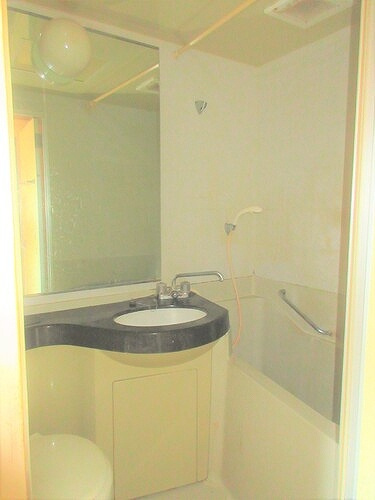 ワコーレ川口３の浴室|３点ユニットバス　内装前　※前回募集時2022年2月撮影