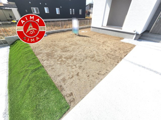 福津市西福間3丁目第1-1棟（1号棟）の庭|お庭で自由な時間を過ごせます。