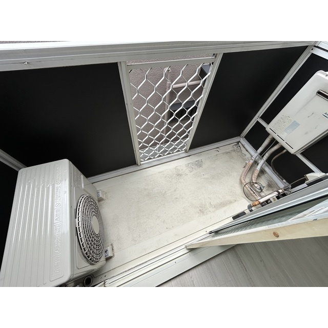 谷塚第12のバルコニー|お洗濯にも便利なバルコニー付き