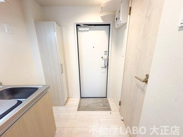 桜ハーモニーテラスの玄関