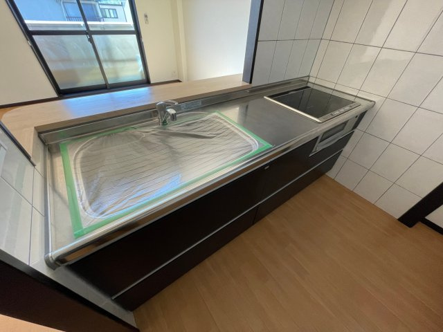 コーポサカシタB棟のキッチン
