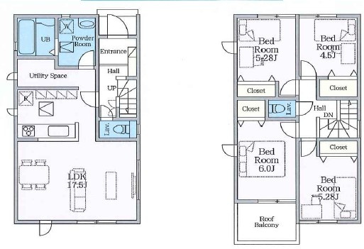 【間取り】 | 高崎市並榎町24-1期１号棟