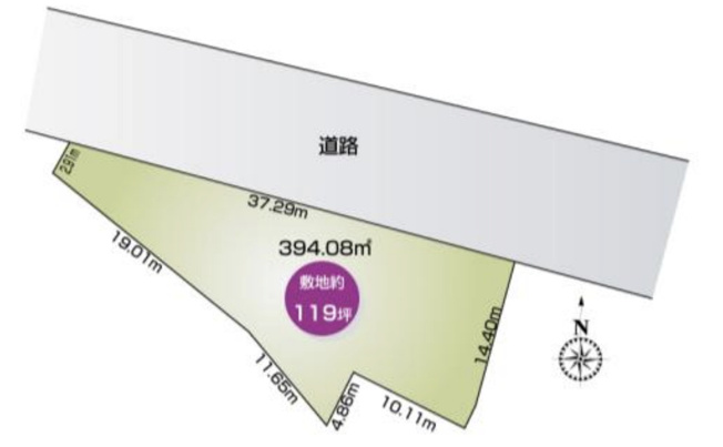 【区画図】 | 滑川町羽尾　新築戸建　　全1棟