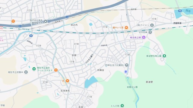 相生市那波野　第5期　新築一戸建ての地図