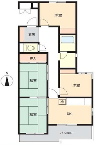 ロッキーホーム成田の間取り
