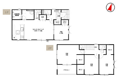 【間取り】 | 伊勢崎市美茂呂町1期