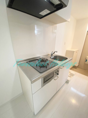 【キッチン】 | ラフィール汐入 | グリル付き二口コンロ♪