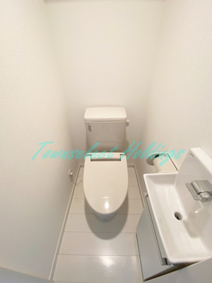 【トイレ】 | ラフィール汐入 | トイレ内に手洗い場あり！