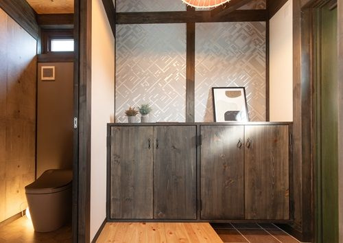 久留米市津福今町　一戸建ての玄関