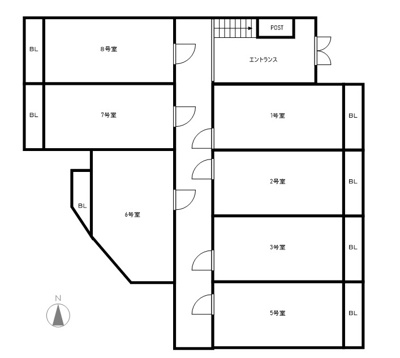 【区画図】 | フォンティーヌ高槻Ⅰ