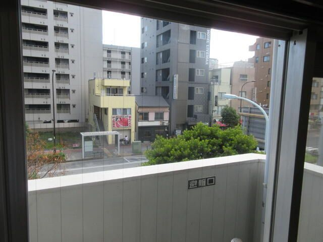 コーポ押上のバルコニー