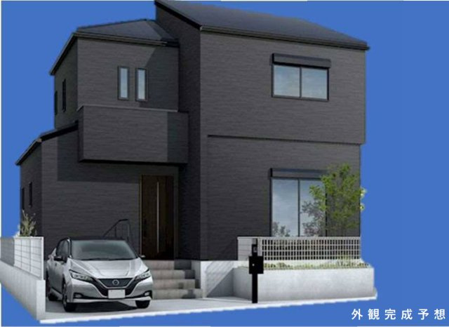 横浜市旭区善部町 新築戸建て【仲介手数料無料】の外観パース