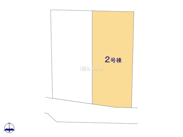 つくば市高野3期　新築戸建　2号棟の外観