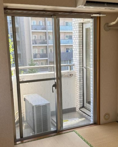 白山エクセルハイムのバルコニー