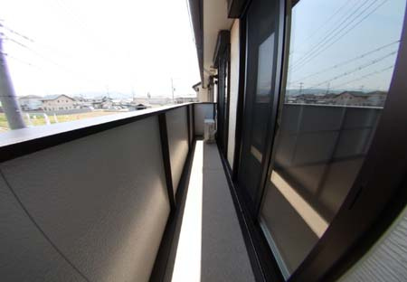 アクシス善のバルコニー|バルコニー付きです