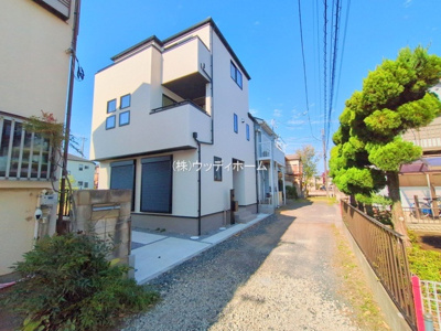 【前面道路含む現地写真】 | 越谷市恩間7期　新築一戸建て