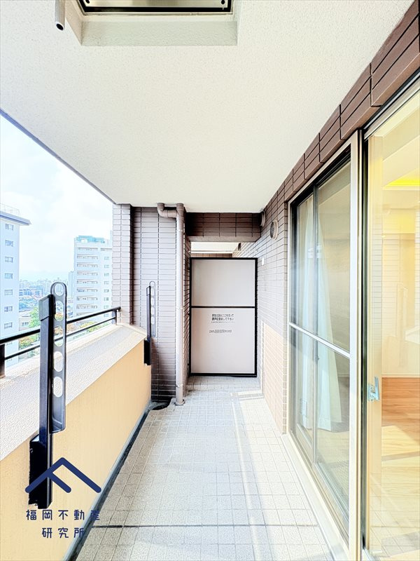 コアマンション桜坂プレジオ弐番館のバルコニー