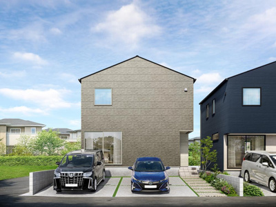 【外観パース】 | 鳥取市古市新築戸建て