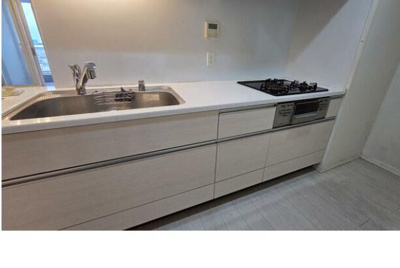 【キッチン】 | アトラスブランズタワー三河島  | お料理しやすいキッチンです