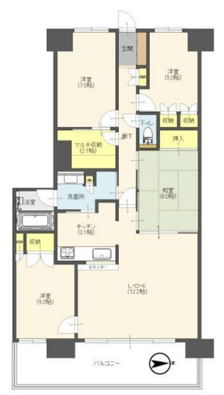 【間取り】 | シンフォニーレジデンス　中古マンション