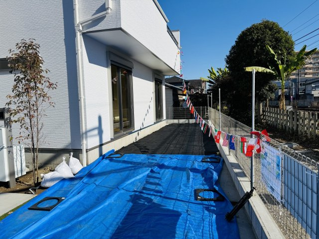 八王子市　東浅川町　新築一戸建て　１期の庭|～ガーデニングなども楽しめる庭付き～