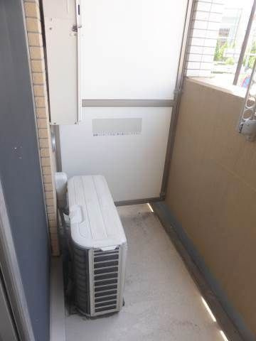 ヴェルト西大島グラーセ のバルコニー