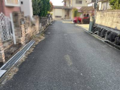 【前面道路含む現地写真】 | 北葛城郡上牧町松里園3丁目