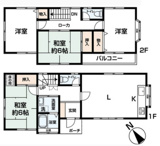 【間取り】 | 久喜市鷲宮1丁目　中古戸建
