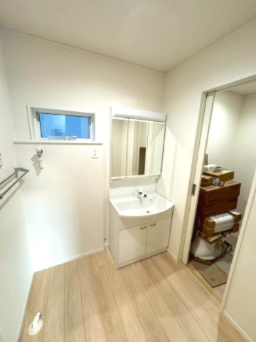 新築戸建　伊豆の国市三福第４　全３棟　１号棟の独立洗面台