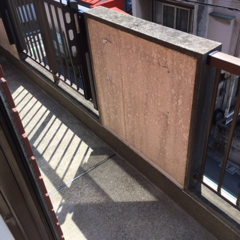 サンテラス小柳のバルコニー