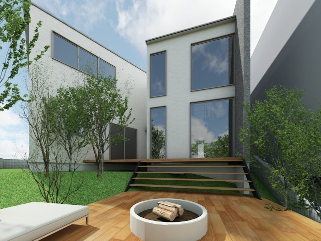 殿山町 売土地の完成予想図