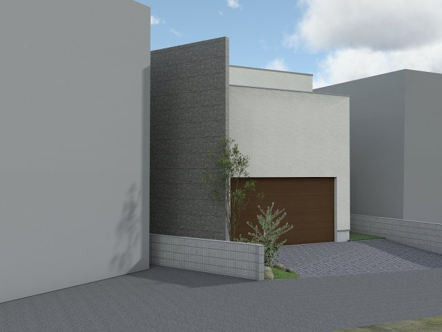 殿山町 売土地の完成予想図