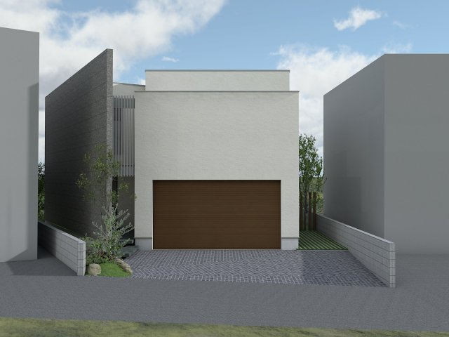 殿山町 売土地の完成予想図