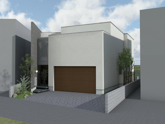 殿山町 売土地の完成予想図