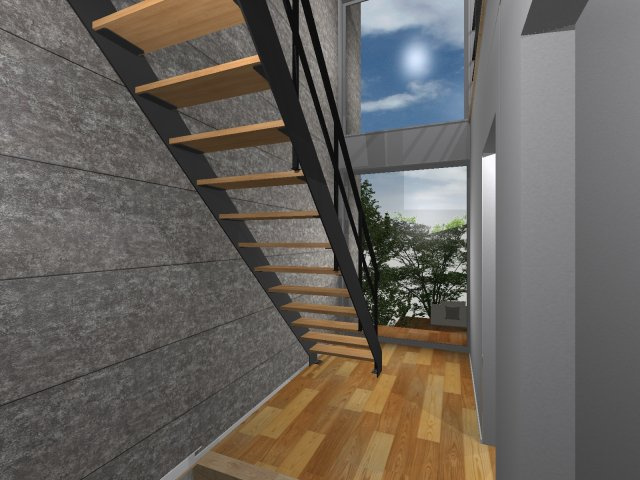 殿山町 売土地の完成予想図