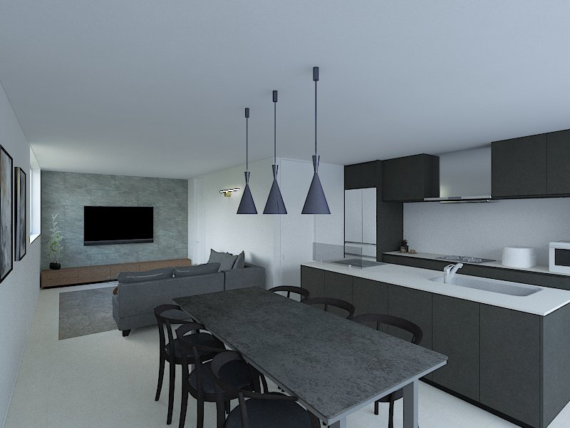 殿山町 売土地の完成予想図