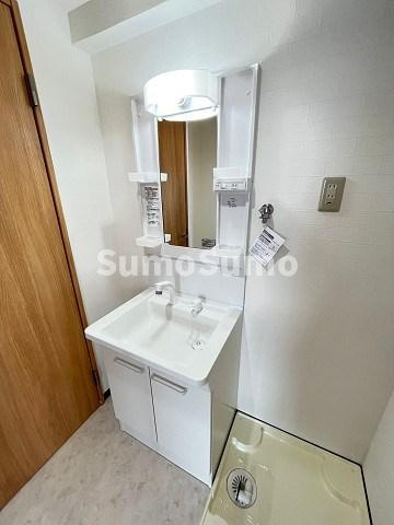 MGマンションの洗面所