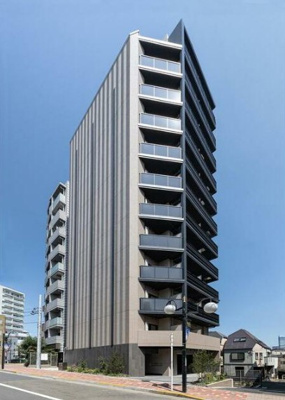 【外観】 | グランカーサ東中野 | 鉄筋コンクリート造のがっちりとした建物。