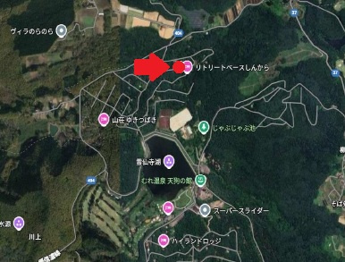 飯綱町　別荘・アウトドア用地の地図