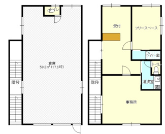 【間取り】 | 千代倉庫・事務所