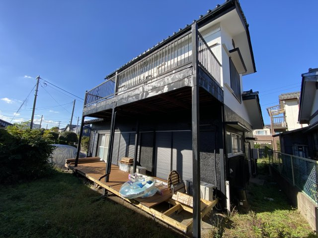 茂原市大芝貸家のバルコニー|バルコニー＆ウッドデッキ