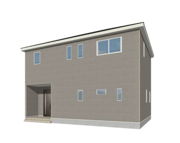 Cradlegarden　 常陸大宮市野中町　第8　1の完成予想図|北西側。